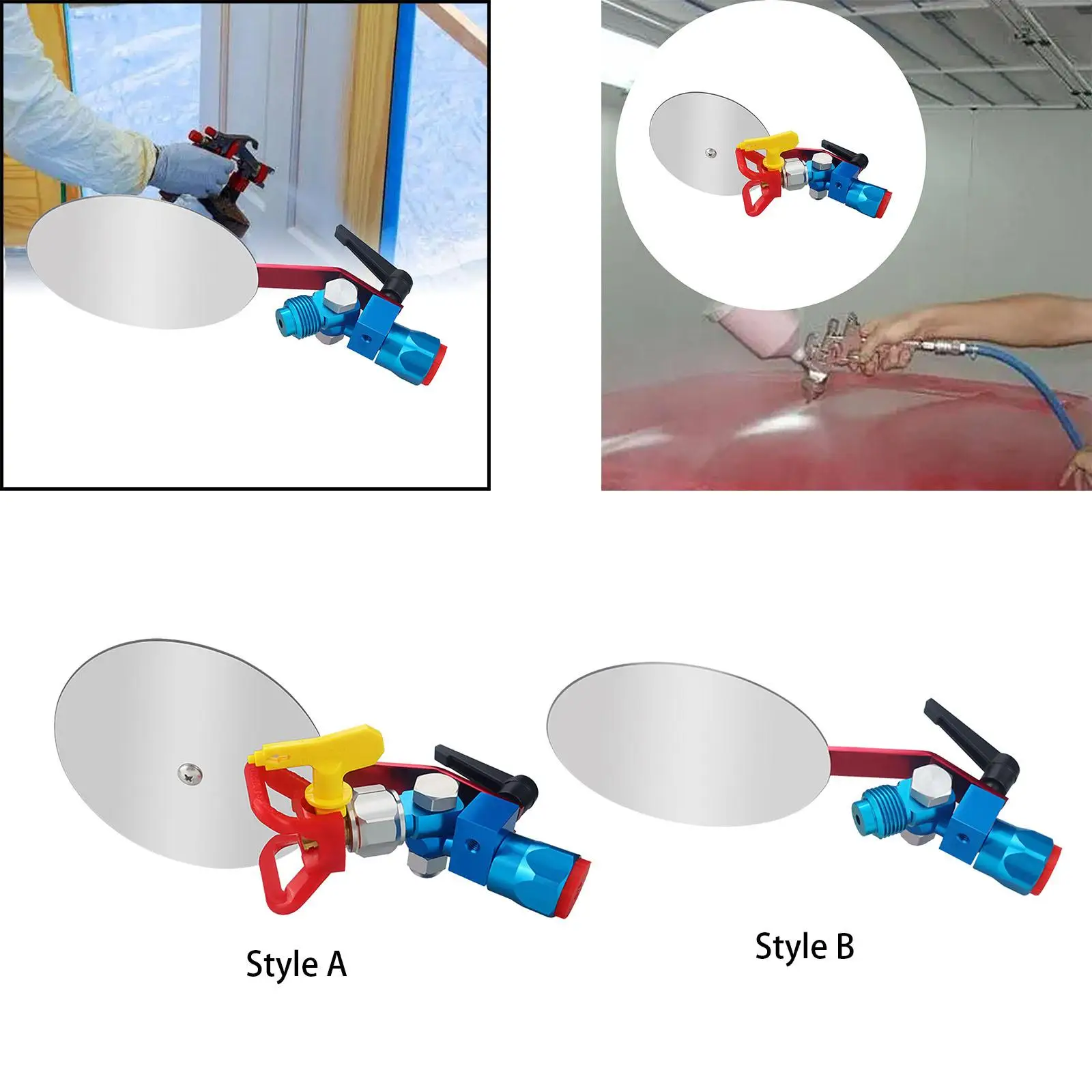 

Spray Guide Accessory Tool Edge Spray Tool Paint Sprayer Attachment Sprayer Protective Plate Set for Most Airless Paint Sprayer