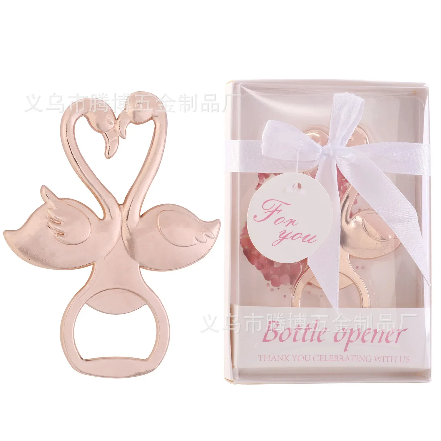 

10/30pcs Wedding gift and favors of little swan design bottle opener souvenirs For Bridal show party Cadeau Regalo decorations