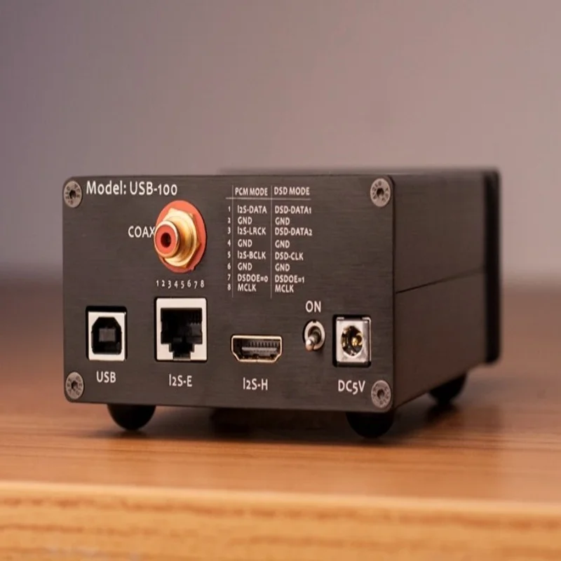 USB-100 Audio Interface I2S-E I2S-H PCM 44.1K~192K PCM44.1K~384K DSD64~DSD512 5V Linear Power Interface New Upgrade Module