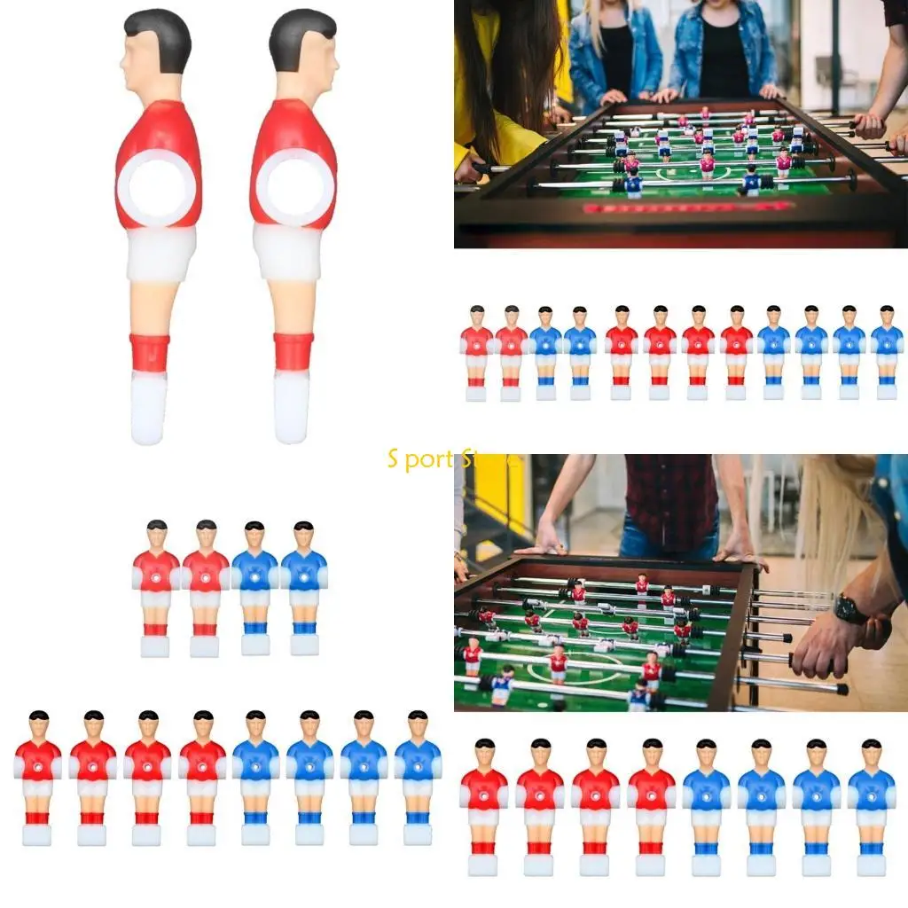 

U2JB Table Football Man Mini Football Foosball Desktops Doll Football Machine Part Table Foosball Player Table Soccers Player
