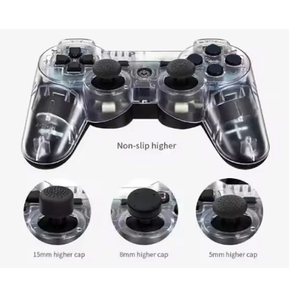 لوحة ألعاب لاسلكية لوحدة تحكم SONY PS3 تدعم عصا التحكم بلوتوث لملحقات الصدمات المزدوجة بلاي ستيشن 3 Joypad