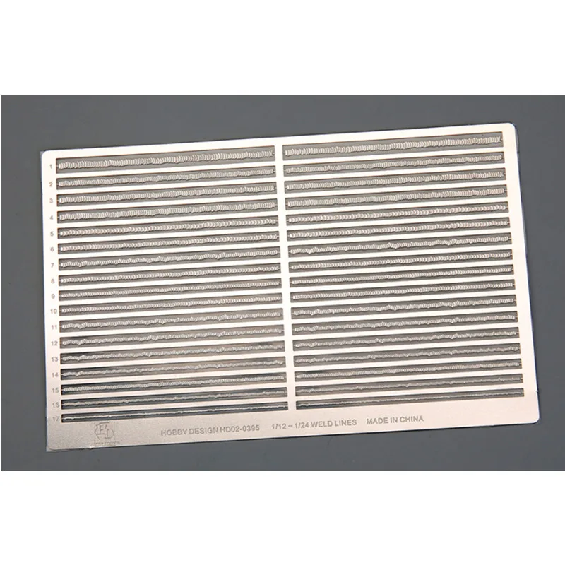 Hobby Design 1/12-1/24 HD02-0395 Weld Lines Metal Detail Modifications