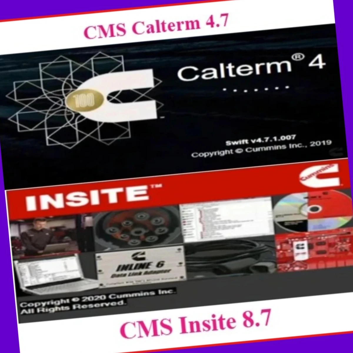 Truck Engine Diagnostic Software Insite 8.7 with  + Calterm 4.7 MetaFile Keygen Never Expire Work Site Line 6 7
