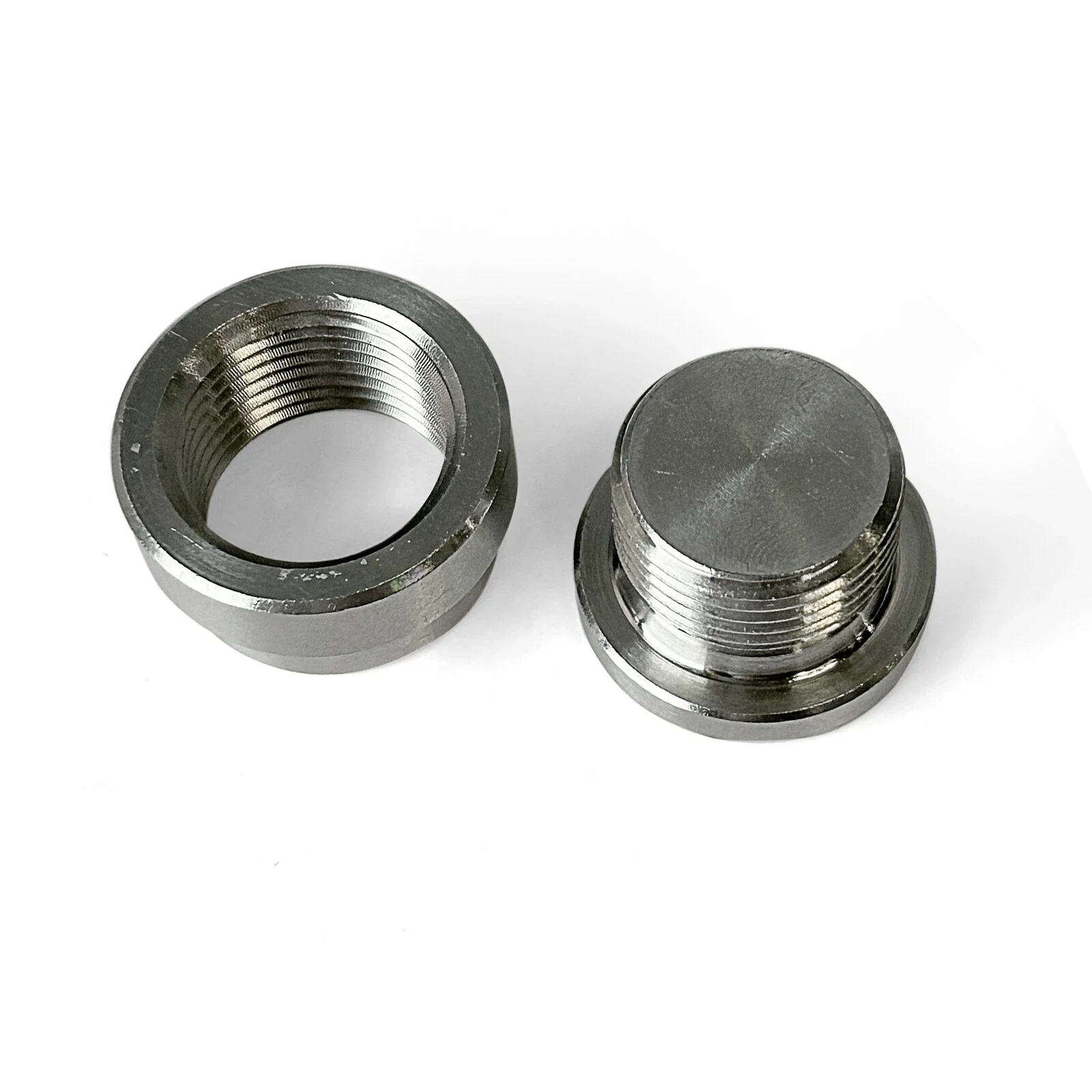2Pair Car Oxygen Sensor Bung Plug Kit Stainless Steel Exhaust Lambda Boss Nut Weld On Oxygen Sensor Welding Nut Car Accessory
