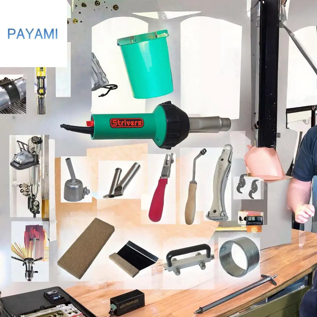 1600W High - power Hot Air Welder for PVC and Vinyl Flooring Plastic Material Repair and Hot Forming Tools