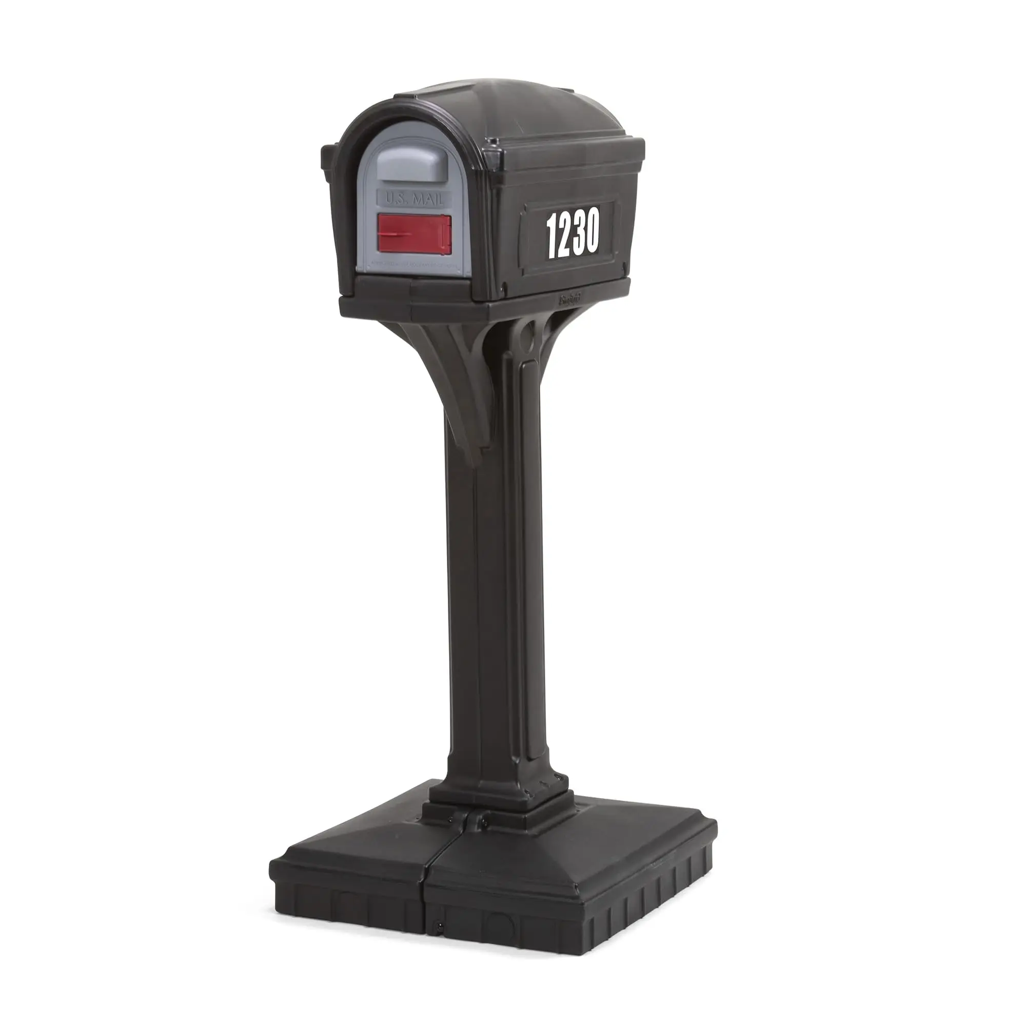 American Home 42002R-04 Dig-Free Easy Up Classic Mailbox – Black