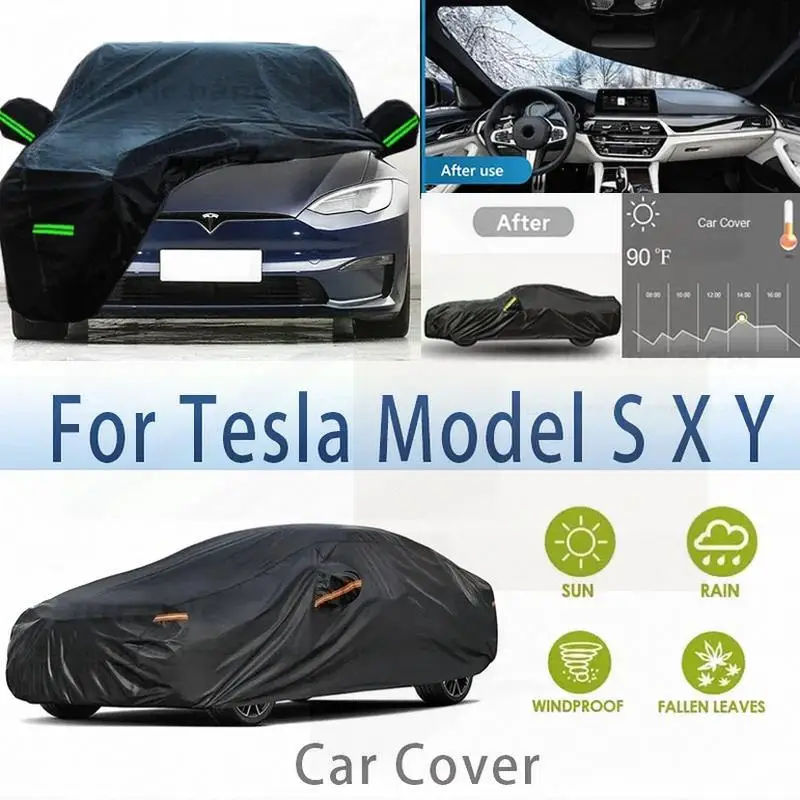 

For Outdoor Protection Waterproof Dustproof Full for Tesla Model S X Y Car Covers