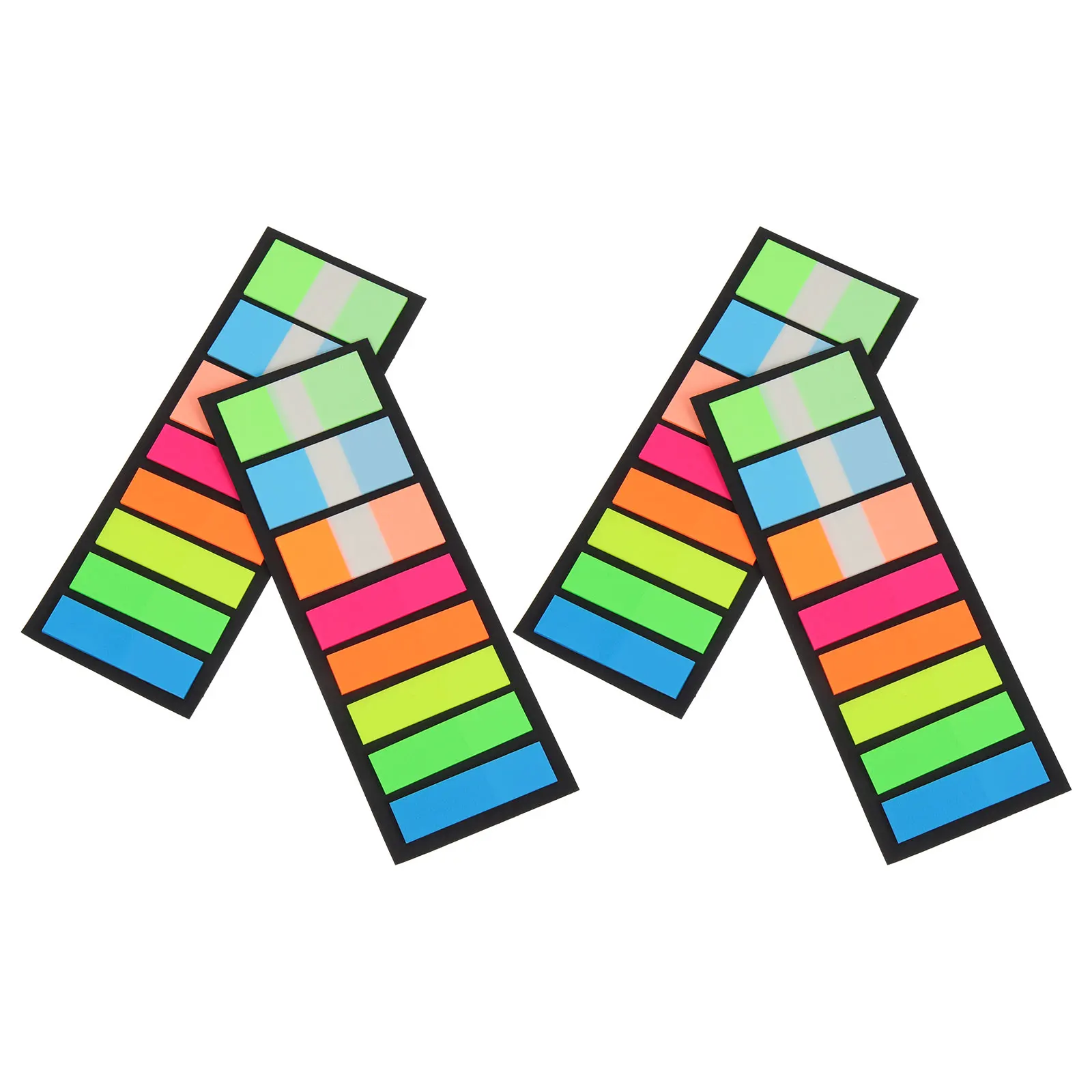 

Fluorescent Label Binder Clips Page Marker Reading Strips Highlight Tabs Colored Notes Sentence Professional Portable Book