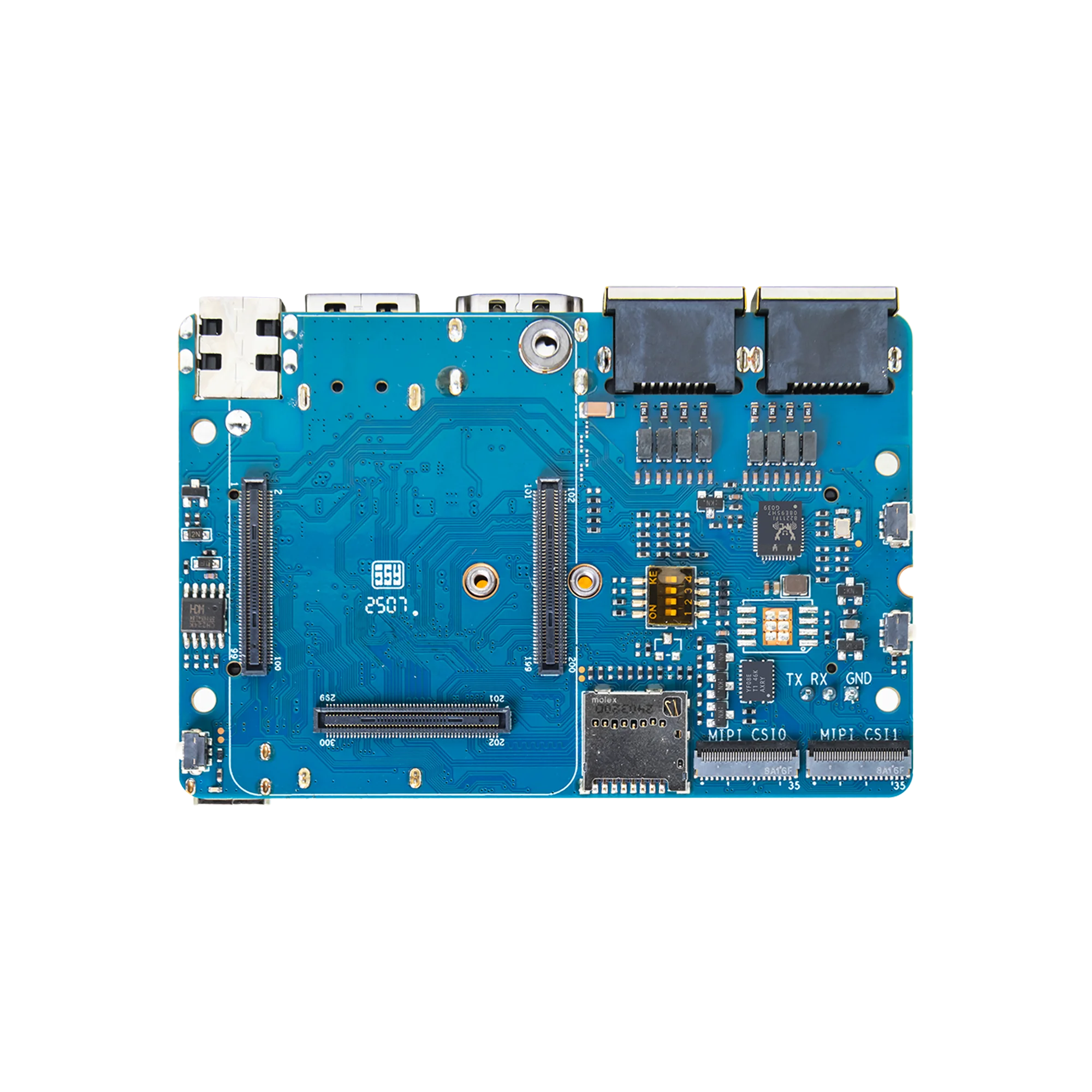 Banana Pi BPI-CM6 SpacemiT K1Octa-core 64 بت RISC-V AI 8GB LPDDR4 16GB eMMC يدمج RTL8211F PHY لوحة التحكم الصناعية #6
