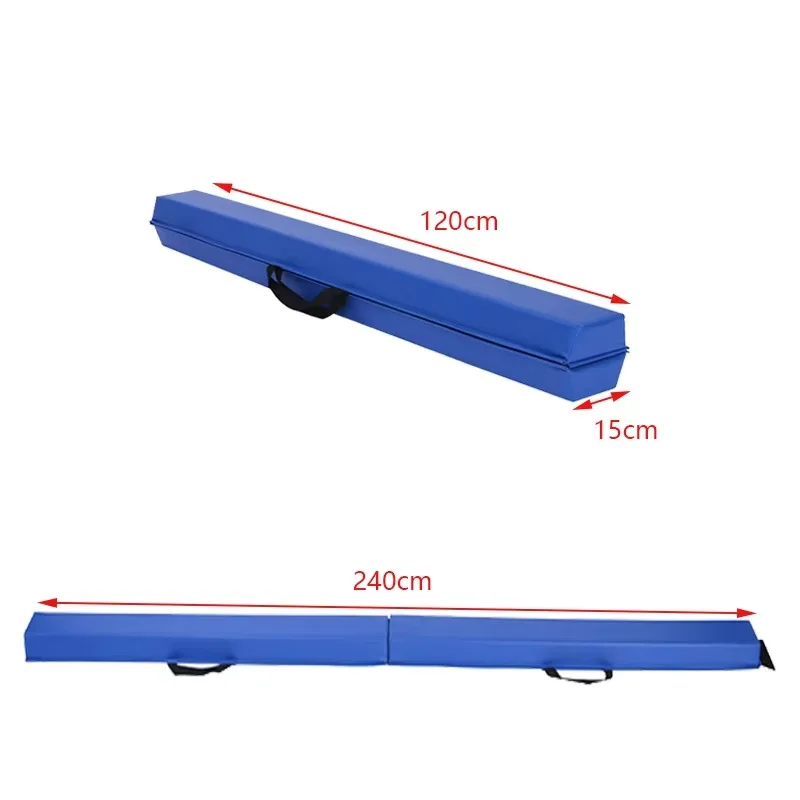 

High Density Soft Leather Foam Folding Balance Beam For Home Gym Sport And Children Fitness Training New Arrival