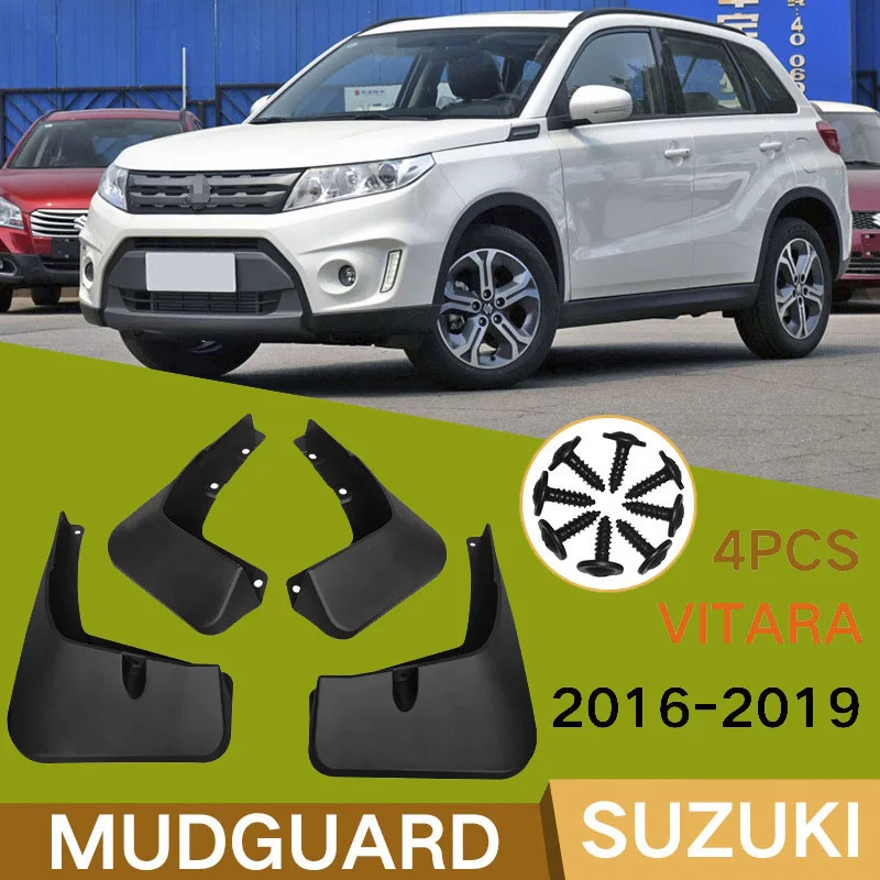 

4Pcs For Suzuki Vetra 2016-2019 2017 2018 Car Tires Fenders Waterproof Mudguards PP Plastic Accessories