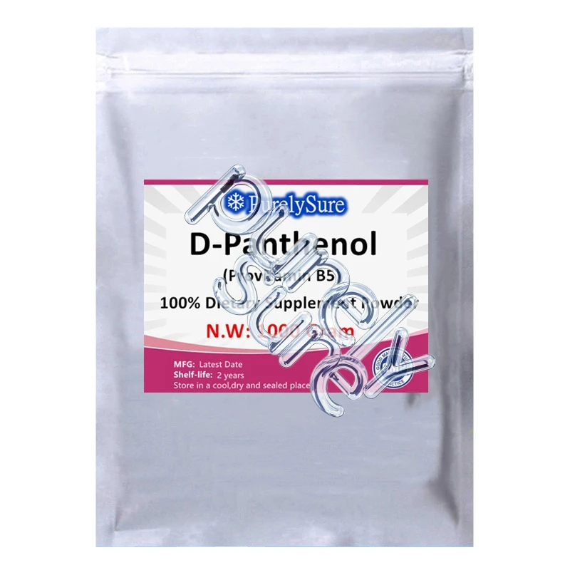 

VB5 D-Panthenol Powder Factory Customized Packaging with Aluminum Foil Bags for Global Fast Delivered