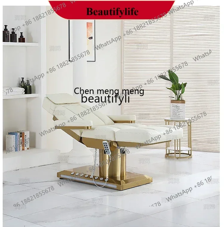 

X A13 Electric beauty bed, beauty salon, dental ear picking bed, heated tattoo embroidery, micro-adjustment lifting bed