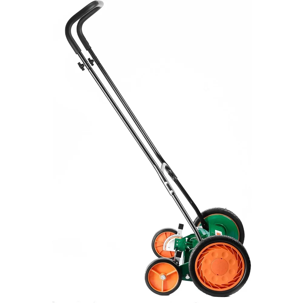 2000-20S 20-Inch 5-Blade Classic Push Reel Lawn Mower Green Freight Free Brushcutter Yofidra Hand Rotary Tiller Trimmer Garden