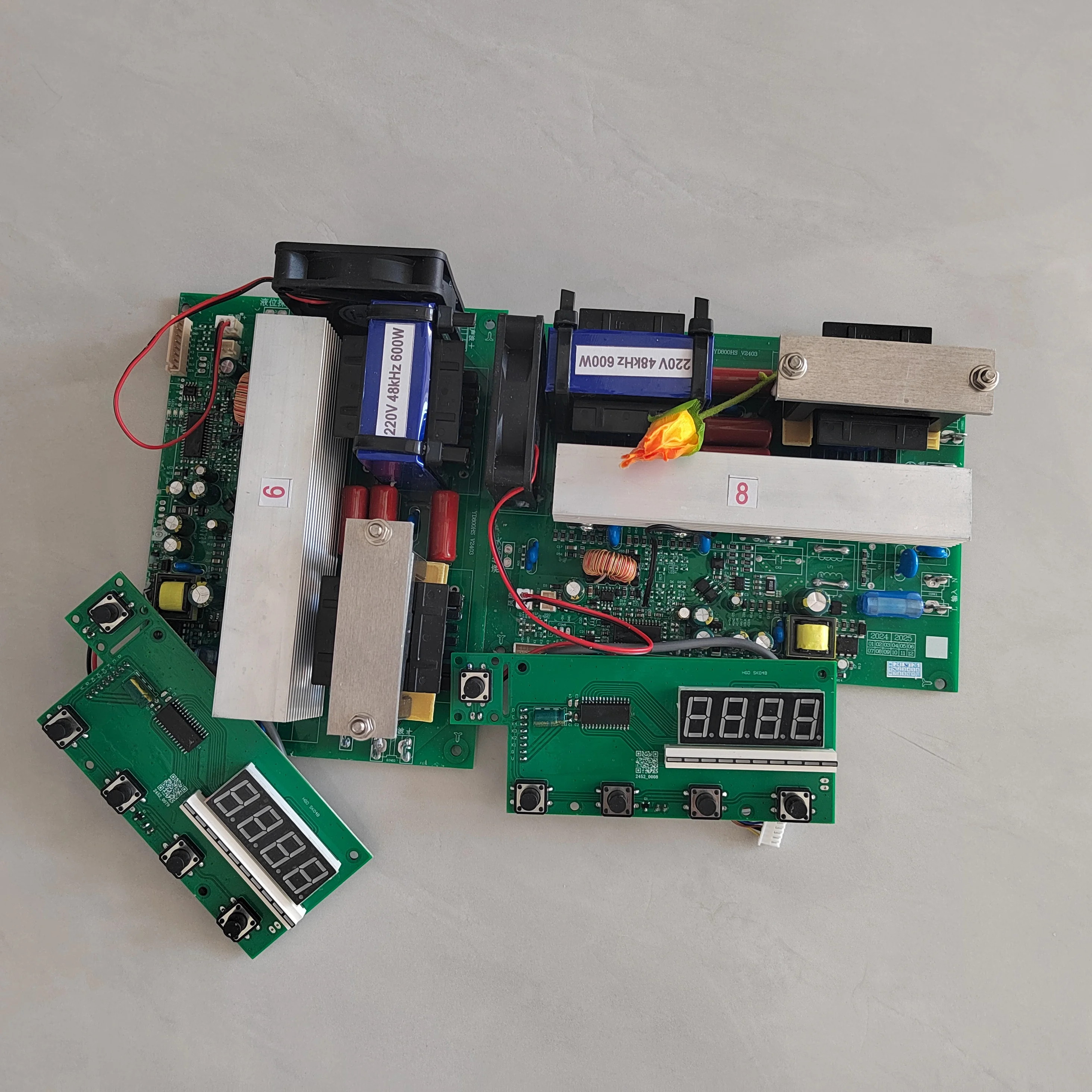 40KHZ 400W Ultrasonic Driver Circuit Board With Display Board Timer and Power Adjust