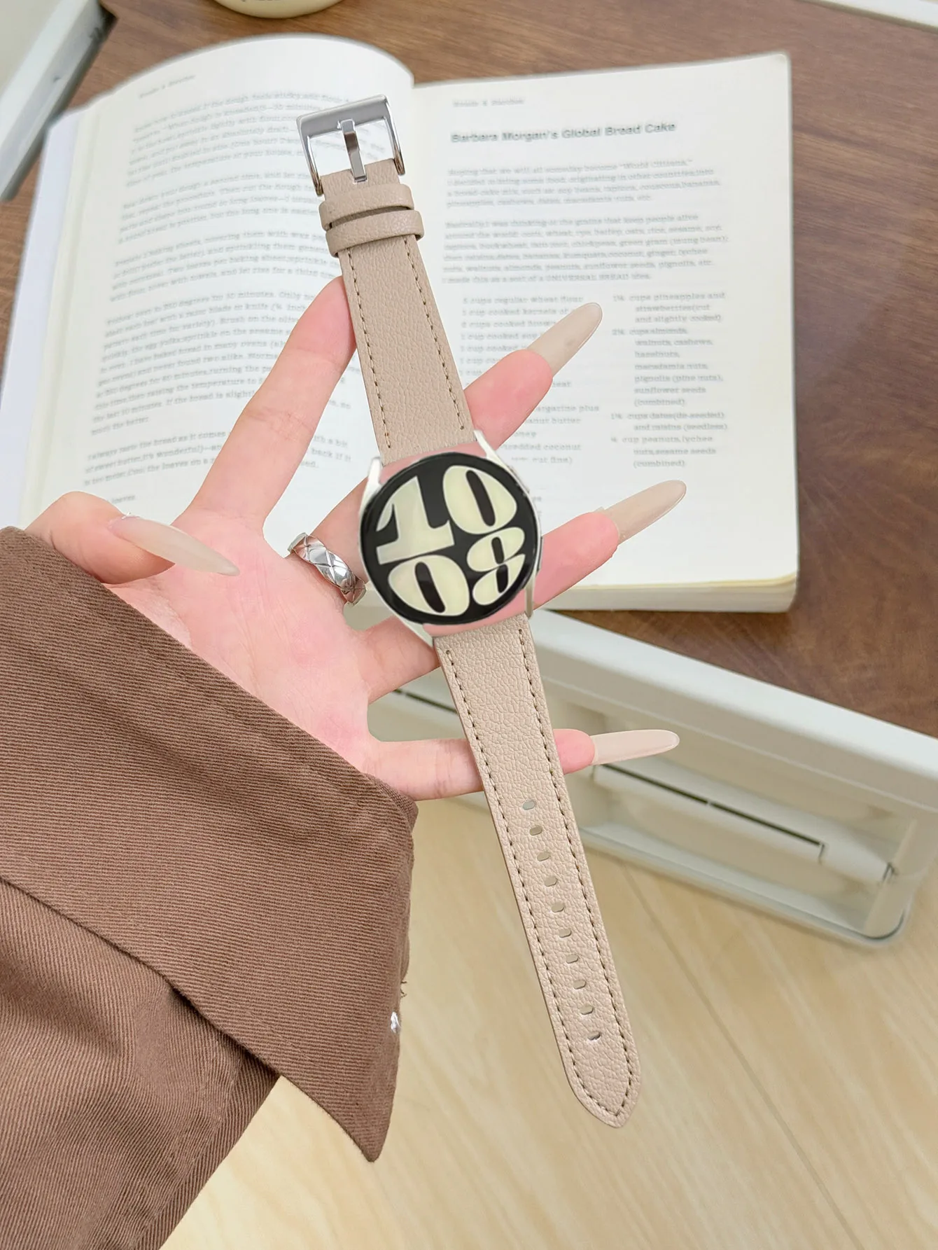 ممتاز 20 مللي متر 22 مللي متر خندق حزام لساعة سامسونج جالاكسي 7 FE 5 برو 4 6 الفرقة الكلاسيكية 44 مللي متر 40 مللي متر سوار كوريا حلقة جلدية