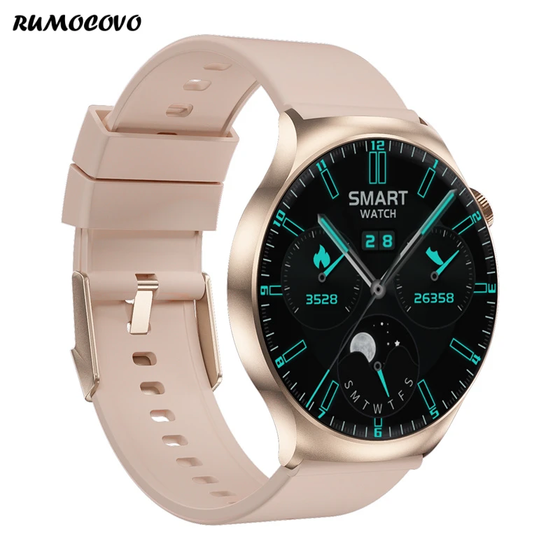 

RUMOCOVO® Men Smart Watch Compass NFC Bluetooth Call 1.5inch Screen GPS Tracker Fitness Sport Custom Watchface Women Smartwatch