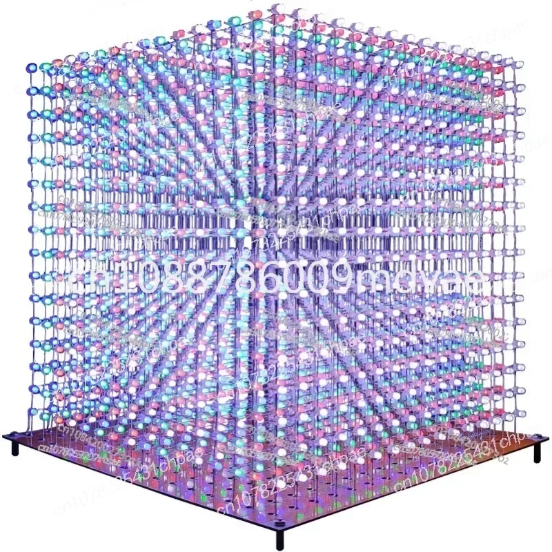 3 D16mini Light Cube Kit 16x16x16 Electronic DIY Production Parts Support Custom Animation