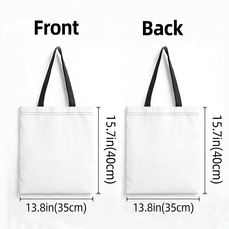 French Teacher Canvas Tote Bag Meilleure Maîtresse Print Reusable Grocery Bag Aesthetic Shoulder Bag For Educators