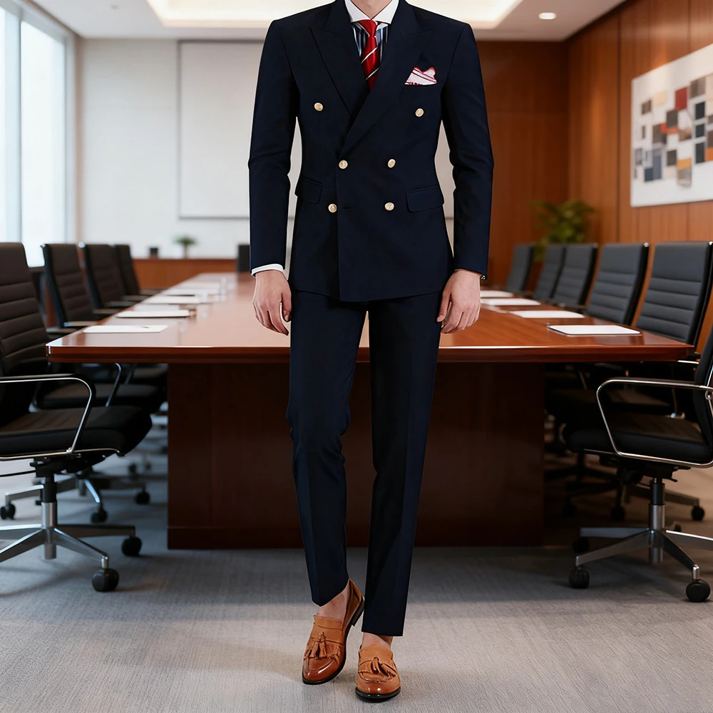 أزياء الدعاوى للرجال بلون 2 قطعة سترة السراويل مجموعات كاملة سليم صالح الذكية عارضة الذكور الملابس ملابس عالية الجودة السترة