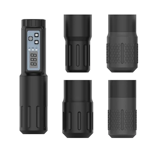 YABA Wireless Tattoo Pen Machine With LED Display And 2000mAh Lithium Battery Replaceable 4 Grips