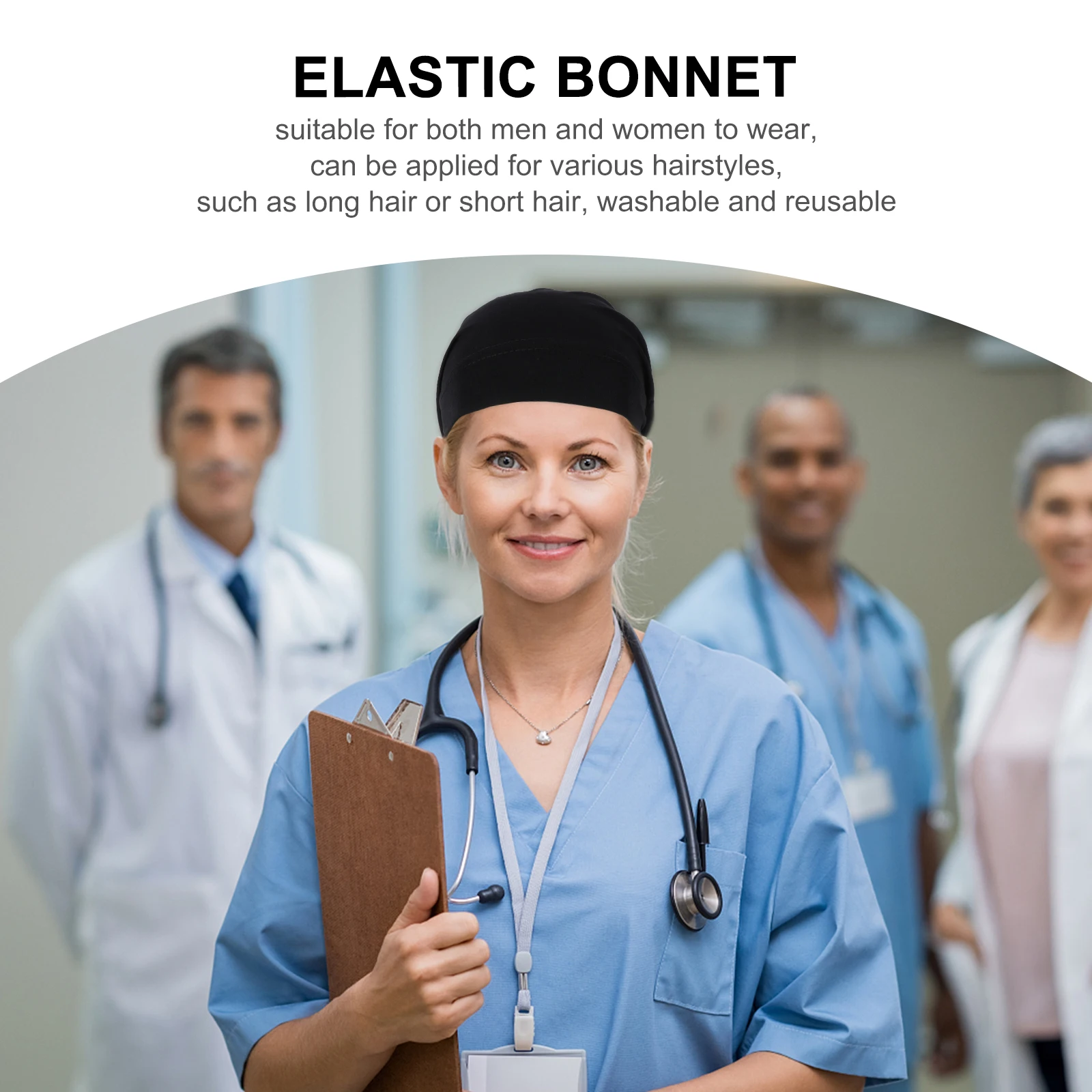 

2 шт., хлопковый чепчик, широкий ночной спальный тюрбан для салона, ночной тюрбан для домашнего использования, мусульманская шапка для ухода за волосами, женская шапка для сна, повязка на голову