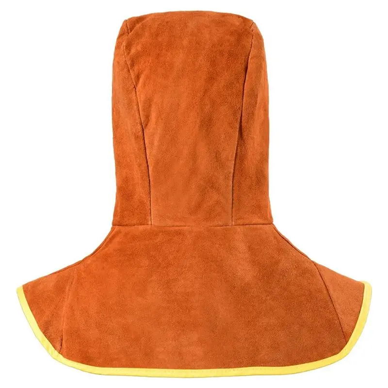 ABLN-Welding Hood For Welders- Leather Heat-Insulating And Anti-Scalding Cap, Anti-Spatter Headgear