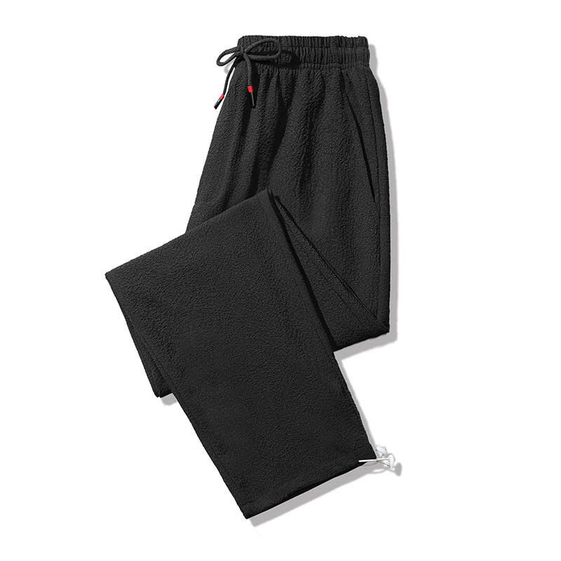 New Fashion Men'S Trend Loose Sweatpants Korean Spring And Summer Youth Thin Versatile Wide Leg Casual 9-Point Pants Trousers