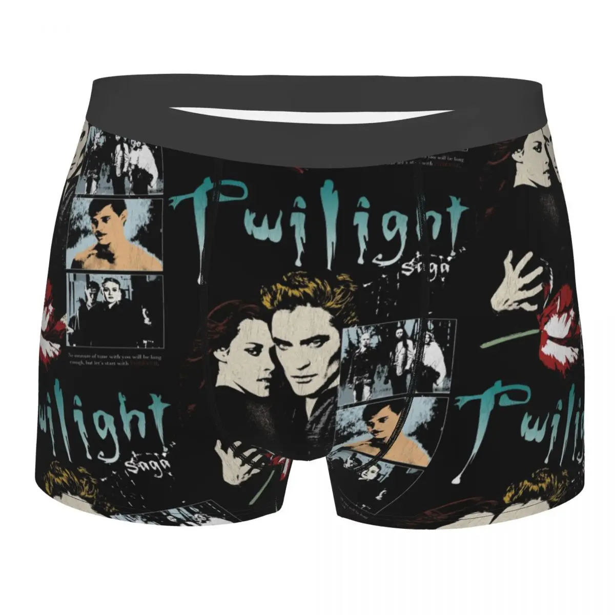 

Men Twilight Saga Movie Boxer Briefs Shorts Panties Soft Underwear Homme Humor S-XXL Underpants
