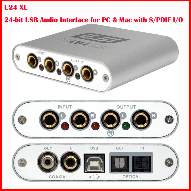ESI U24 XL USB Audio Interface Review: The Best Audio Interface for Mac Users in 2024