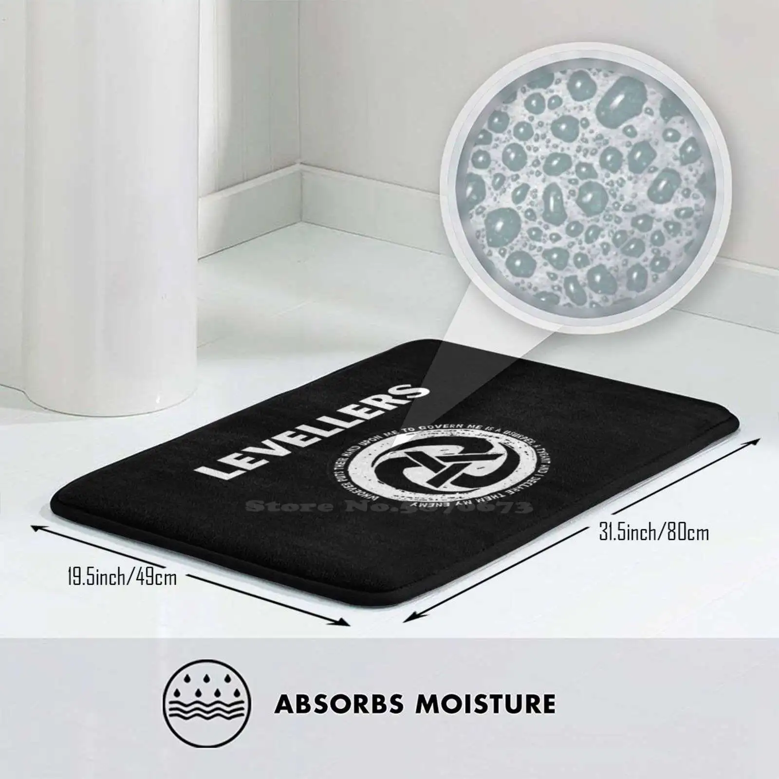 تي شيرت Levellers Band تي شيرت قطني بشريط Levellers #5