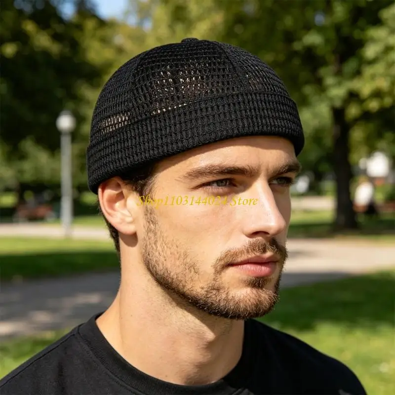 N5KE Sportliche Mütze für Damen, weich, atmungsaktiv, Totenkopf-Mütze, lässige Foto-Requisiten, Party-Outfit, Kuppelkappe