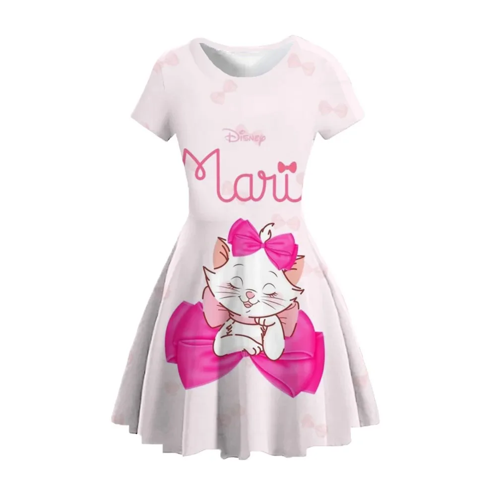 ディズニー ガールズ マリー キャット ドレス 長袖 子供用 誕生日 コスプレ アナと雪の女王 コスチューム ファンシー 2026 カーニバル ドレスアップ パーティー コスチューム