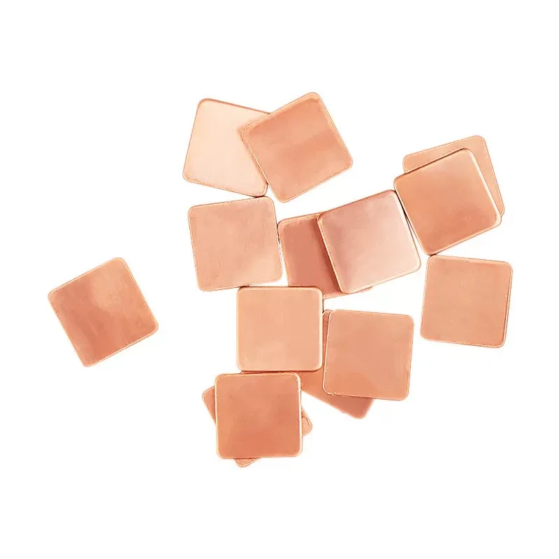 لوح حراري حراري من الشم الأرجواني الخالص ، لوح نحاسي لأجهزة الكمبيوتر المحمول ، وحدة معالجة مركزية ، شريحة VGA ، مكون حرارة الكمبيوتر ، 15x15 ، 20x20 ،