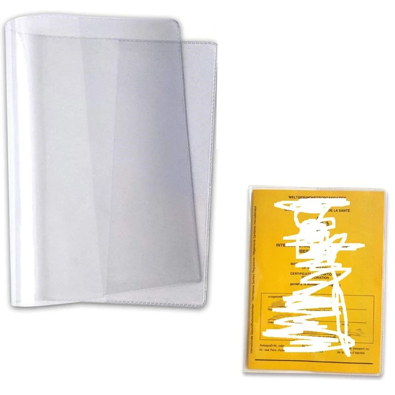 1PC Card Certificate Protective for Case Protector Immunization Record Cards Holder Vaccination Certificates Cover