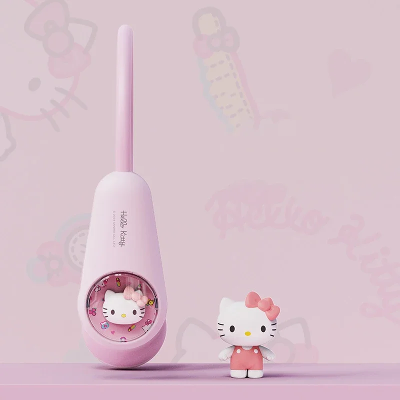 MiniSO Sanrio Hello Kitty พัดลมคล้องคอการ์ตูนของเล่นอะนิเมะแบบพกพา Cinnamoroll ลมสูงแบบชาร์จไฟได้ของขวัญมินิพัดลม