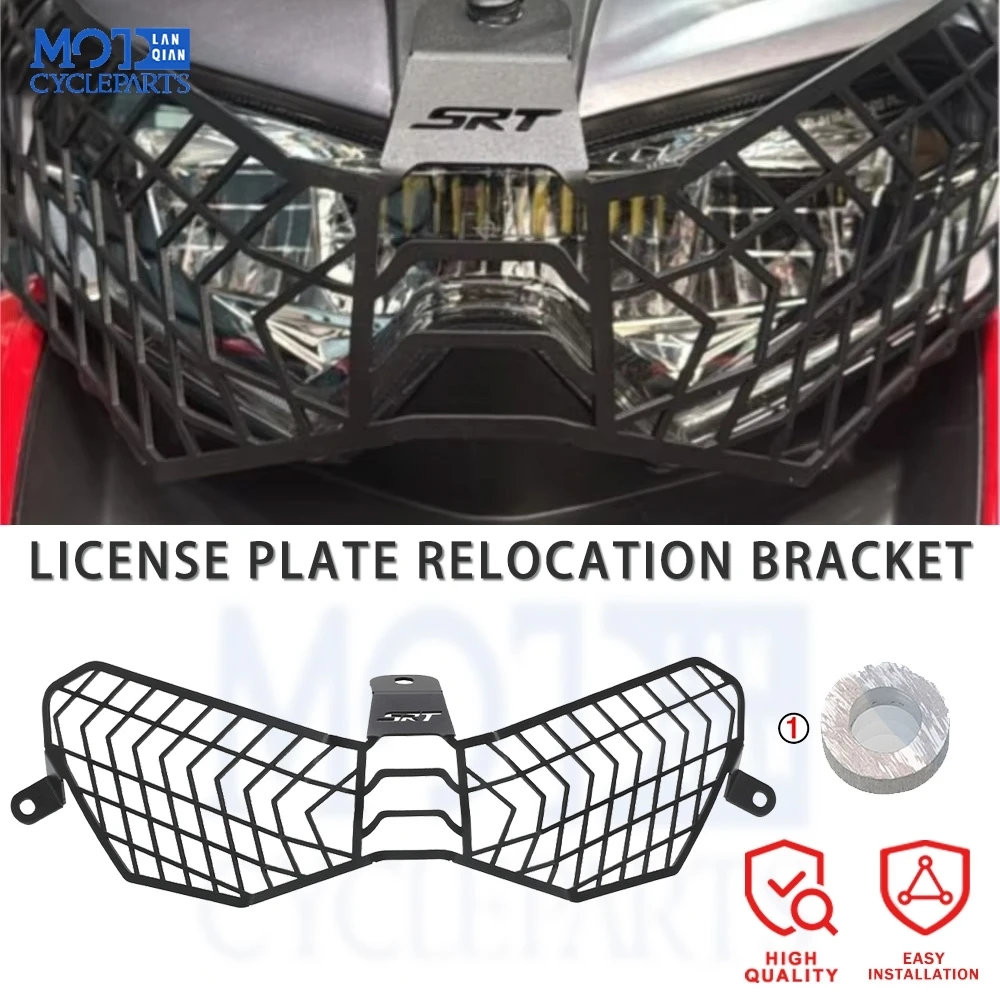 

Для QJMOTO SRT750 SRT750X SRT 750X 800 SRT800 SRT600 800SRT 750SRT Защитная крышка для фар Защитная решетка