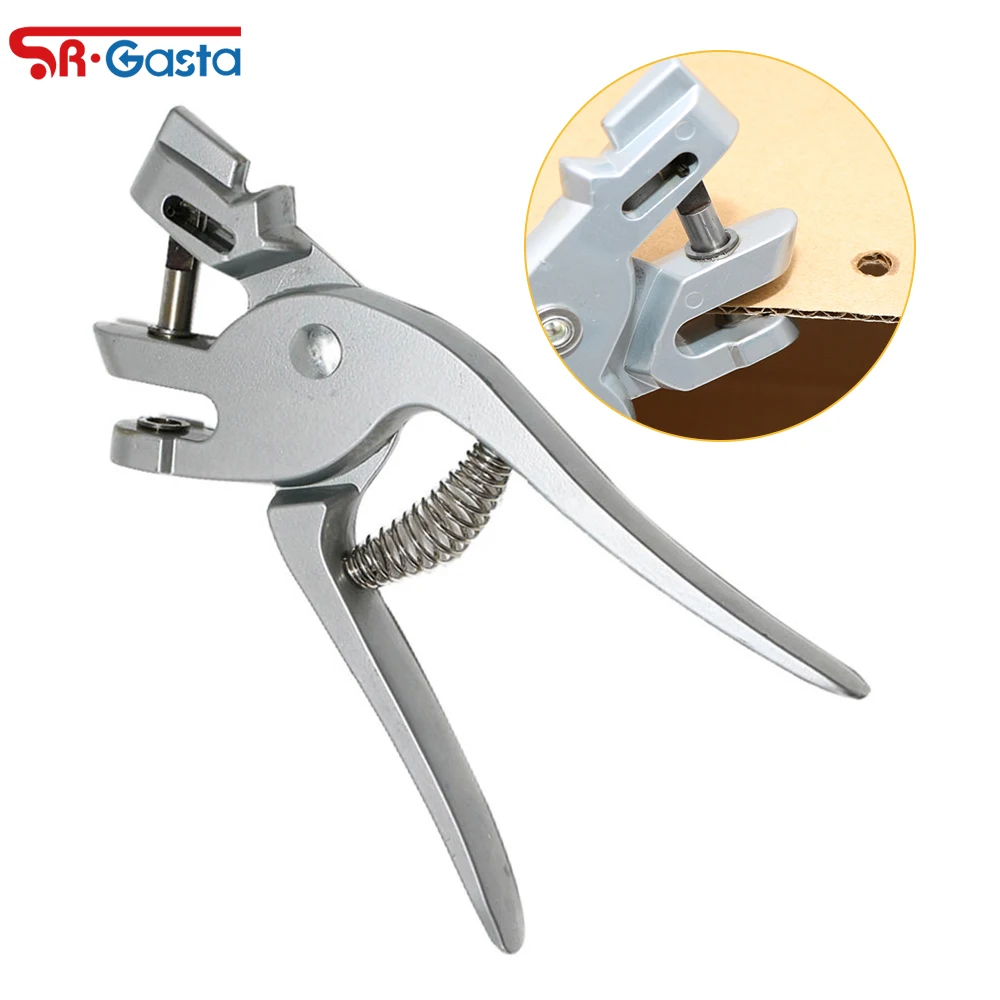 1 Pcs Animal Ear Tags Puncher Plier for Livestock Pigs Sheep Goats Cattles Cow Animal Identification Card Installation Tools