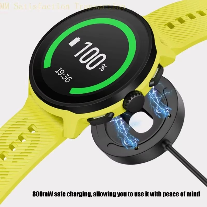 Chargers for SUUNTO Run Sport Watch Magnetic Type-c Charging Cable 4 Pin Cord Charger Smartwatch Stable and Durable Transmission