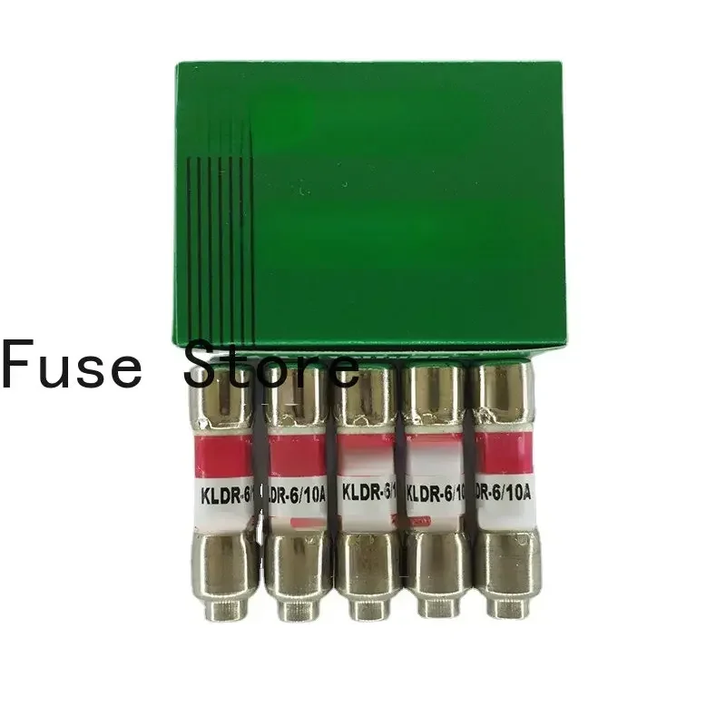 10PCS Original Fuse KLDR-6/10 10*38mm 600V 0.6A Imported Delay