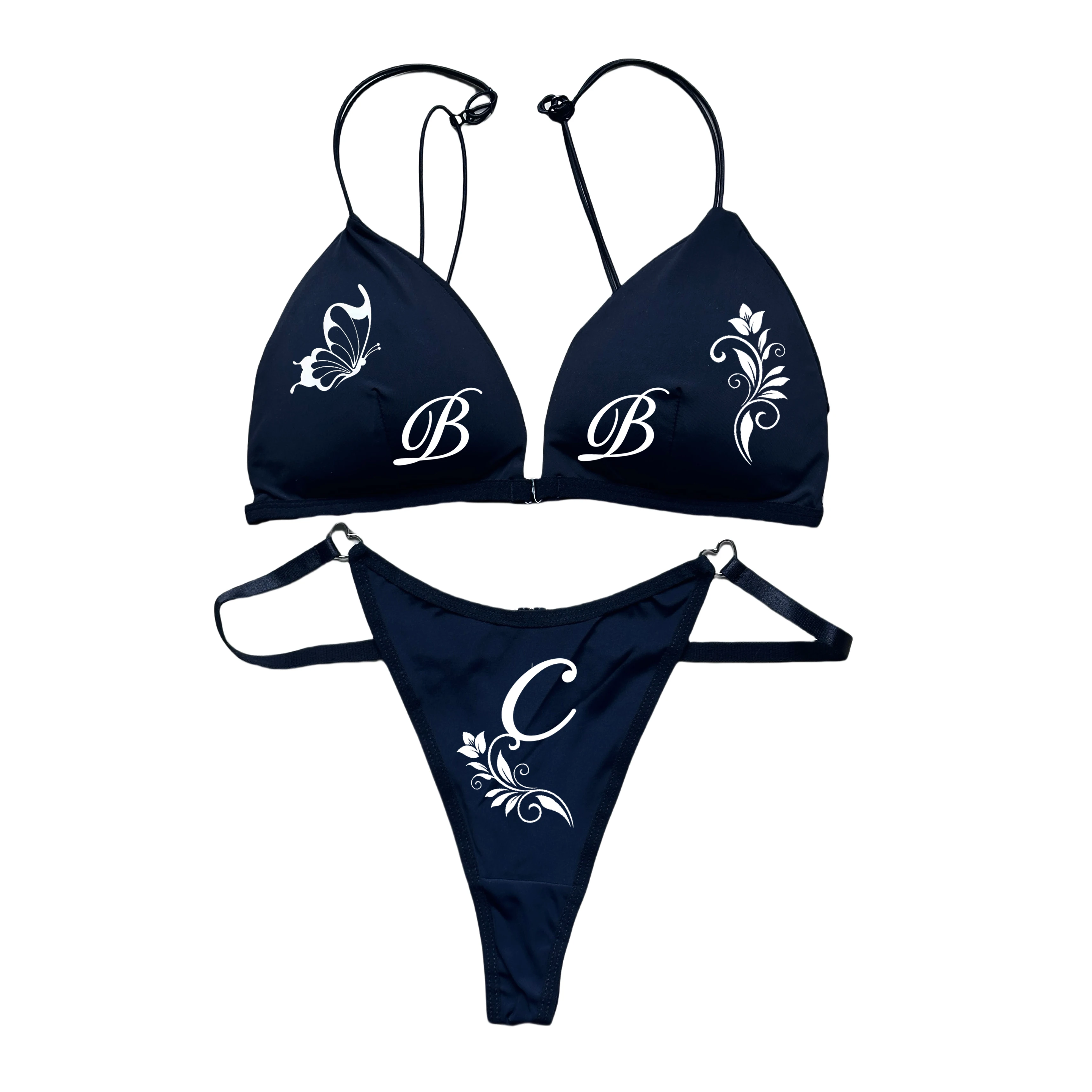 Sexy Bra and Thongs Underwear Set for Women Panties Female Tanga Pantys  Plus Size Lingerie love BBC QOS Shape G String