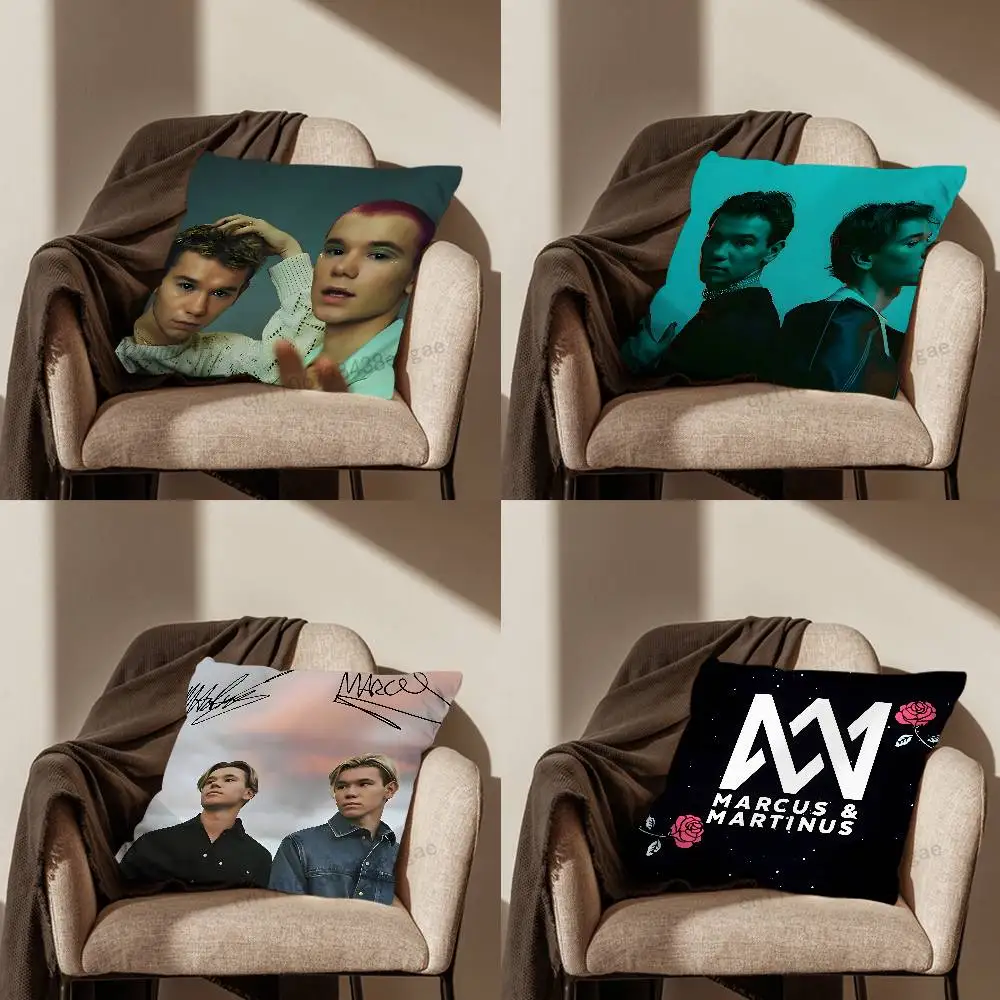 

M-Marcus and M-Martinus Throw Pillow Case For 45*45cm,55*55cm,30*30cm,Car Pillowcase Home Bedchamber Decor Gift