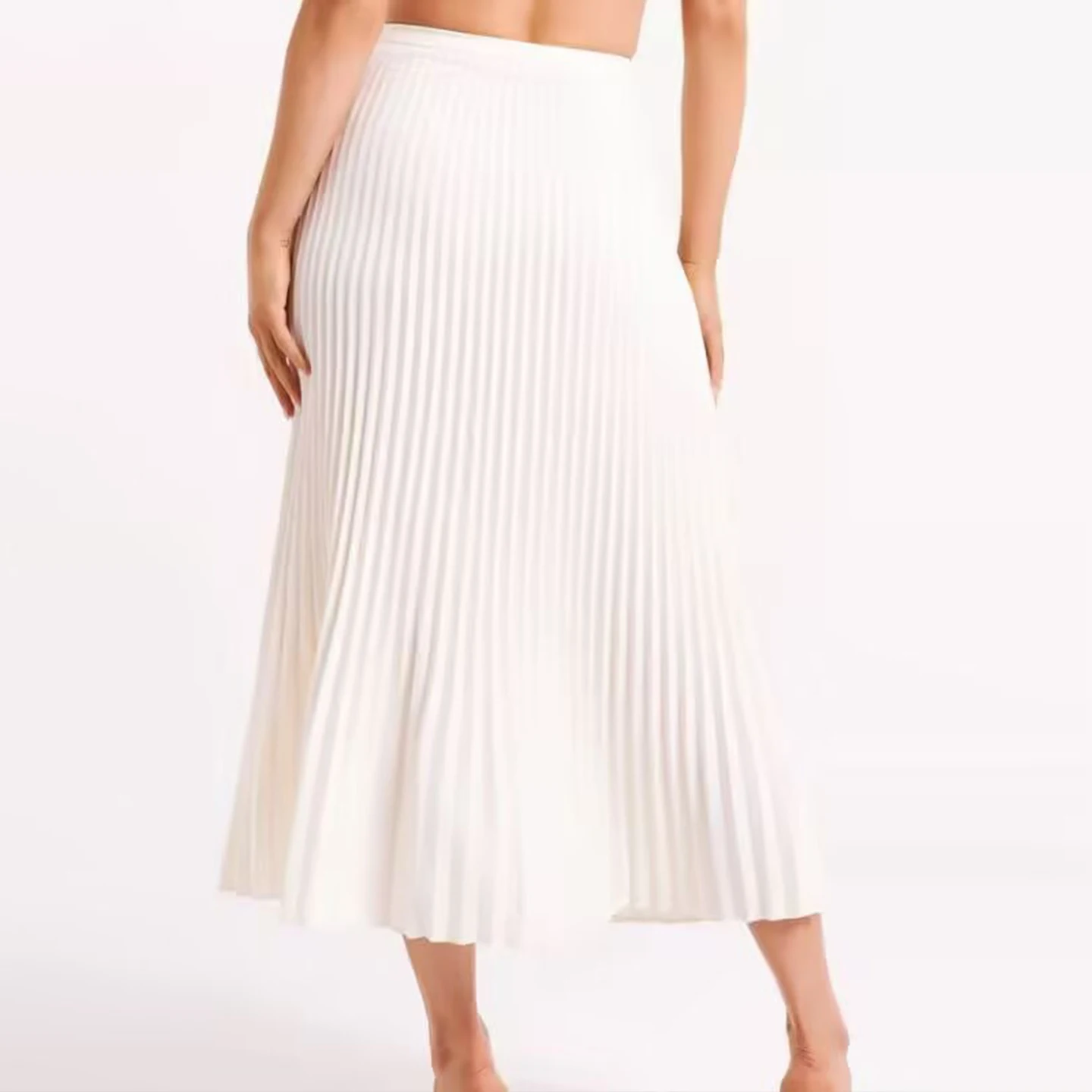 엘리 스위트 슬레 플리츠 스커트 세트 여성 패션 퍼스널 하이 웨이스트 오트 스웨이 사계절 성인용 컬러