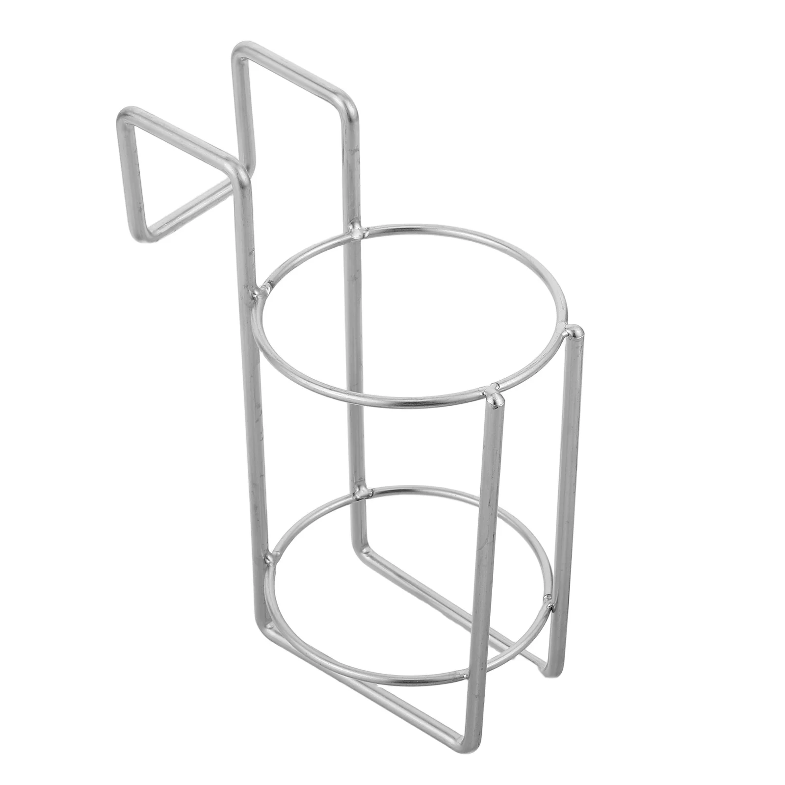 

Stainless Steel Basket Hooks Rack Garbage Garbage Bag Holder Rack Bag Holder Storage Trolley Lotion Organizer