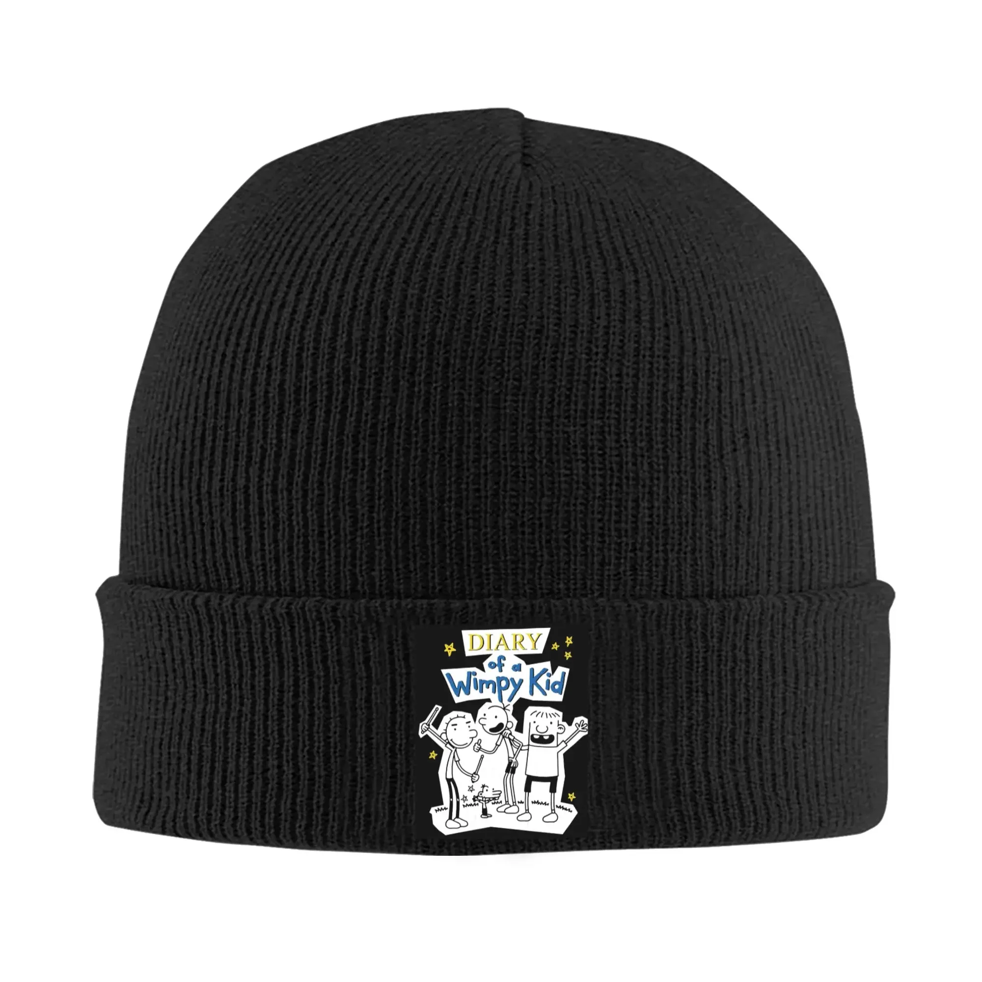 Diary of a Wimpy Kid Group Warm Knitted Cap Winter Knit Bonnet Hat Skullies Beanies Hip Hop Caps for Unisex