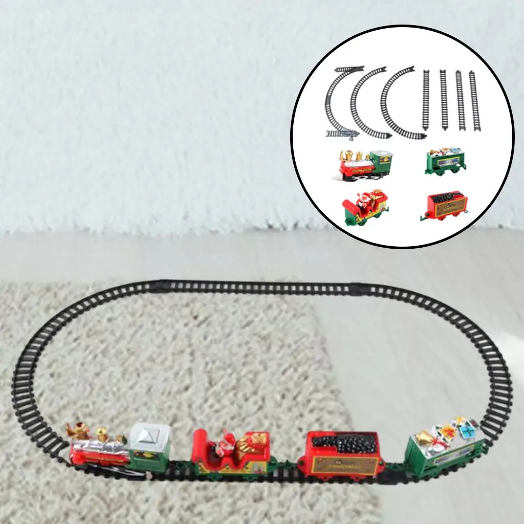 

11 Pack Locomotive Toy Kids Toy Santa Carriage Playset Party Gift for Girls