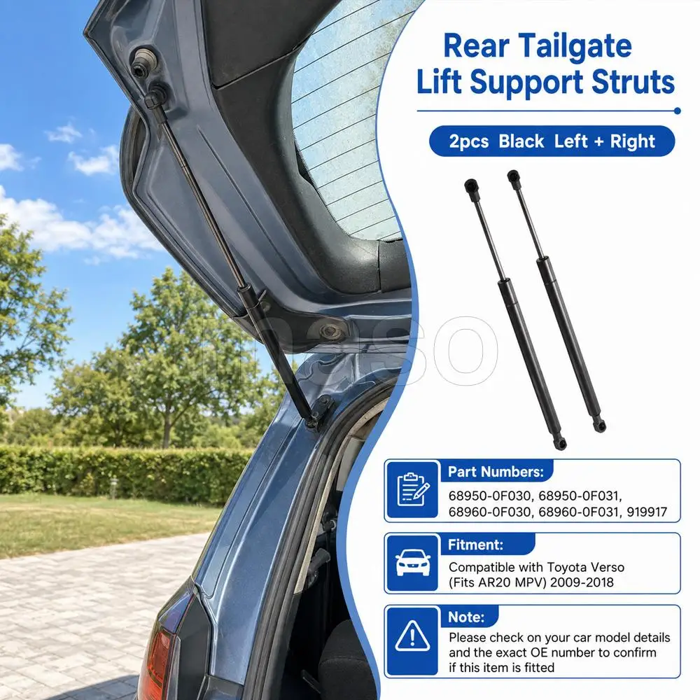 For Toyota Verso AR20 MPV 2009-2018 68950-0F030 68950-0F031 68960-0F030 68960-0F031 Rear Tailgate Lift Support Struts