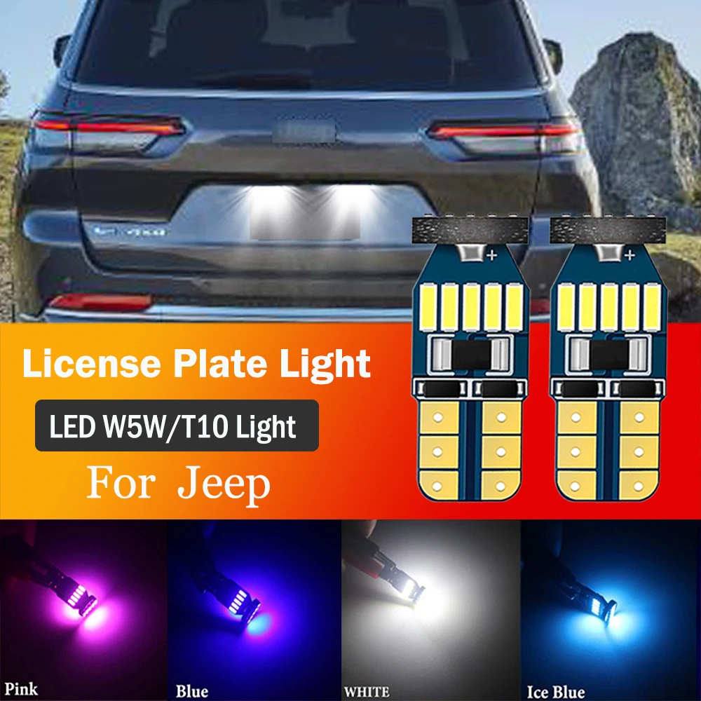 

W5W T10 Led Canbus Parking Side Vehicles Clearance Lamp License Plate Bulb For Jeep grand cherokee 1999 2000 2004 2005 2014 2015