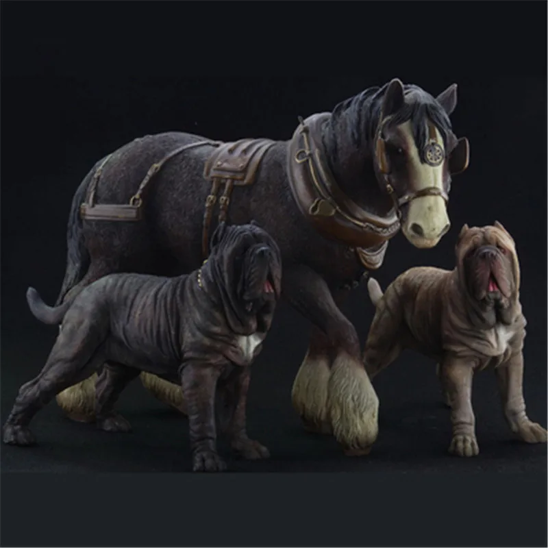 Mr.Z Studio 1:6 Schaal Newpoliton Mastiff Hond Figuur Dier 12 Inch Action Figure Sence Collection Collector Desktop Decoratie