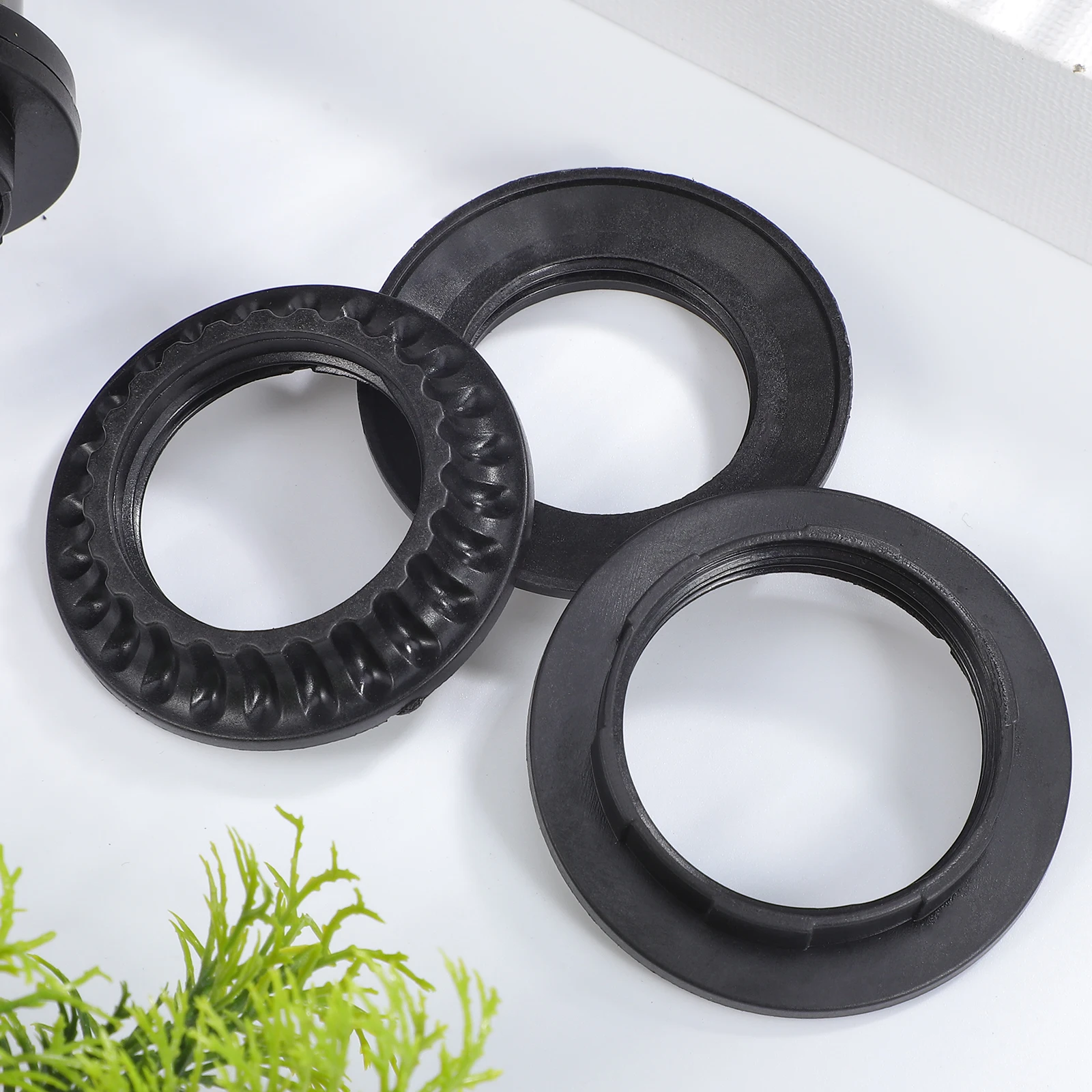 

4pcs Lamp Shade Adapter Ring Light Socket Collar Ring Plastic Retaining Rings For Pendant Table Floor Lamps Durable Heat